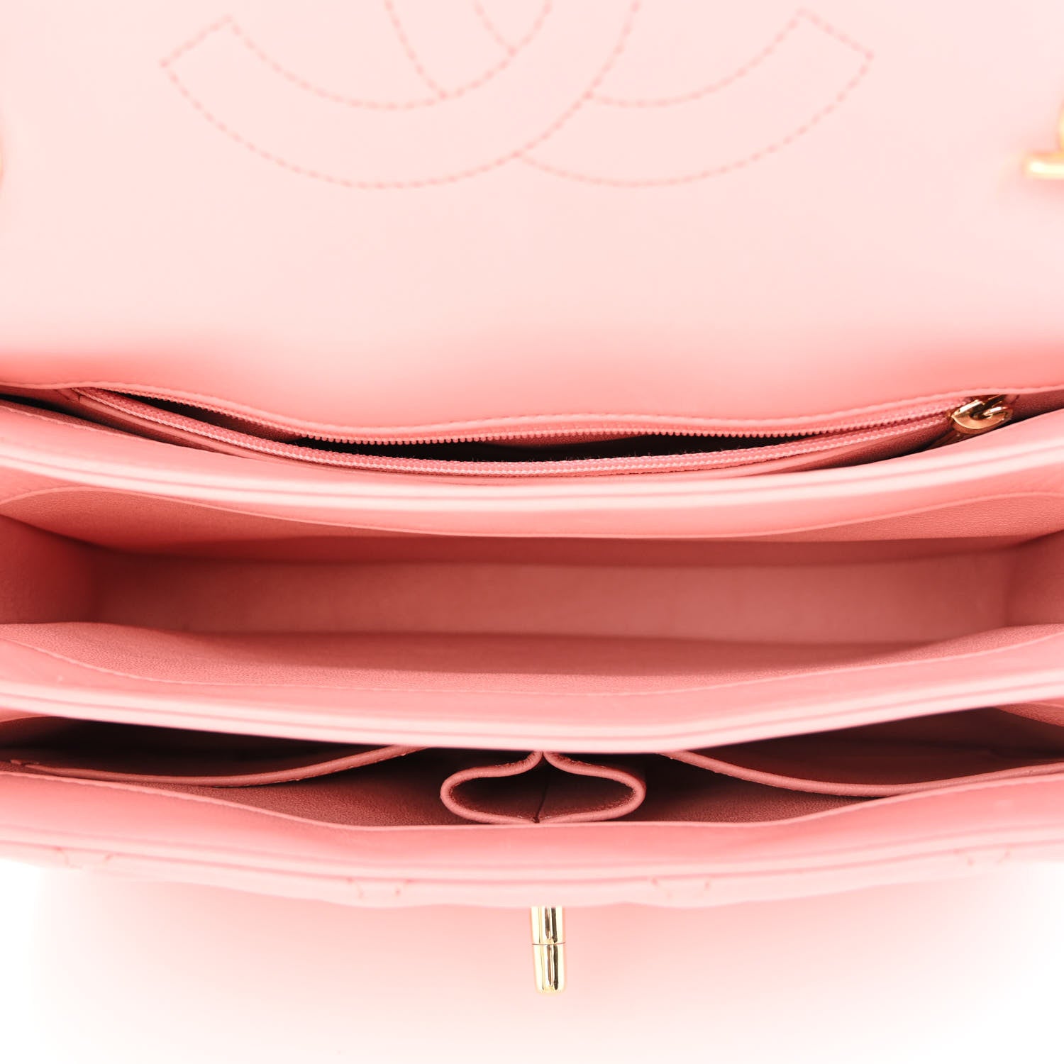 Chanel Lambskin Quilted Small Trendy CC Flap Dual Handle Bag Pink 5 of 11