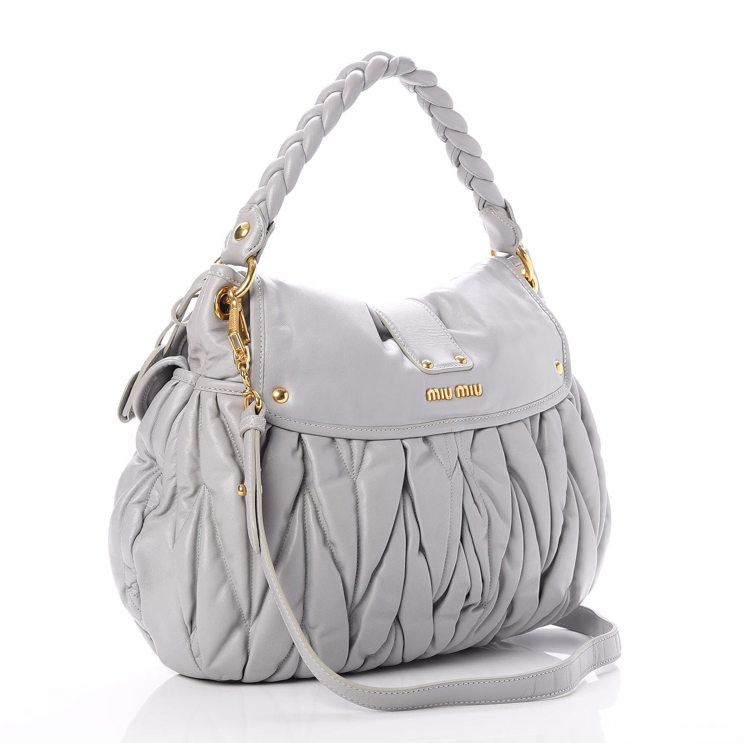 Nappa Matelasse Coffer Hobo Nube