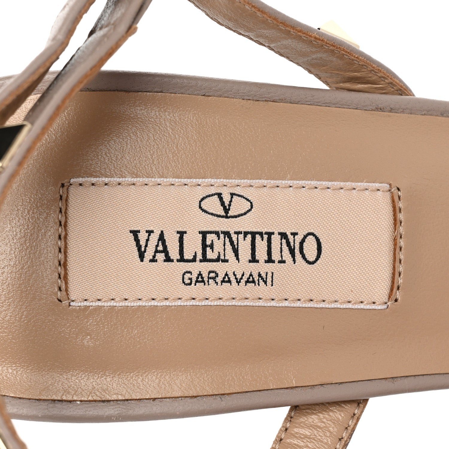 Valentino Garavani Nappa Rockstud Asymmetric 100mm Sandals 39.5 Poudre 7 of 11