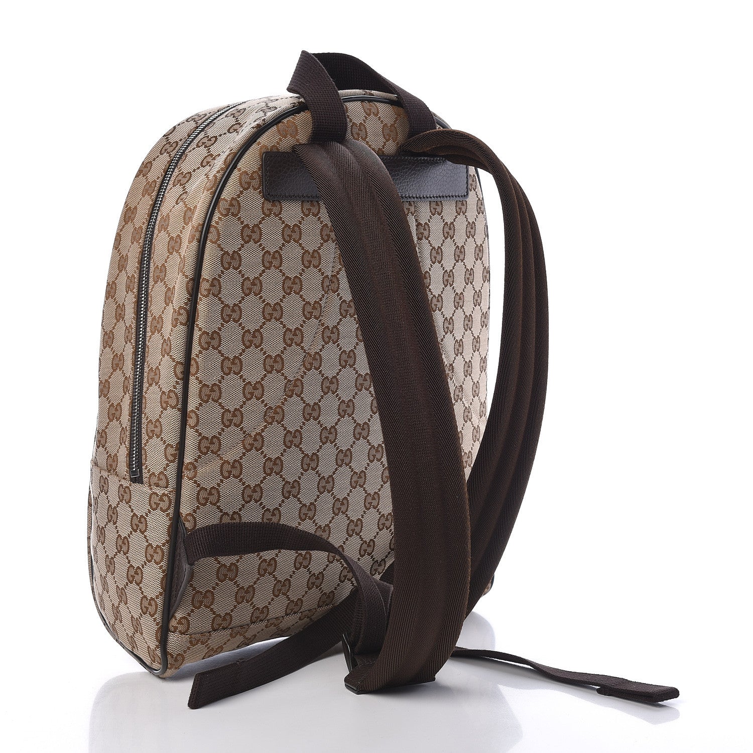 Gucci Monogram Travel Backpack Dark Brown 3 of 10