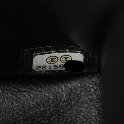 Chanel Lambskin Chevron Quilted Mini Square Flap Black 8 of 8