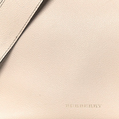 Burberry Soft Grain Calfskin House Check Small Helmsley Crossbody Limestone 8 of 17
