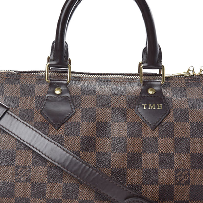 Louis Vuitton Damier Ebene Speedy Bandouliere 25 11 of 12