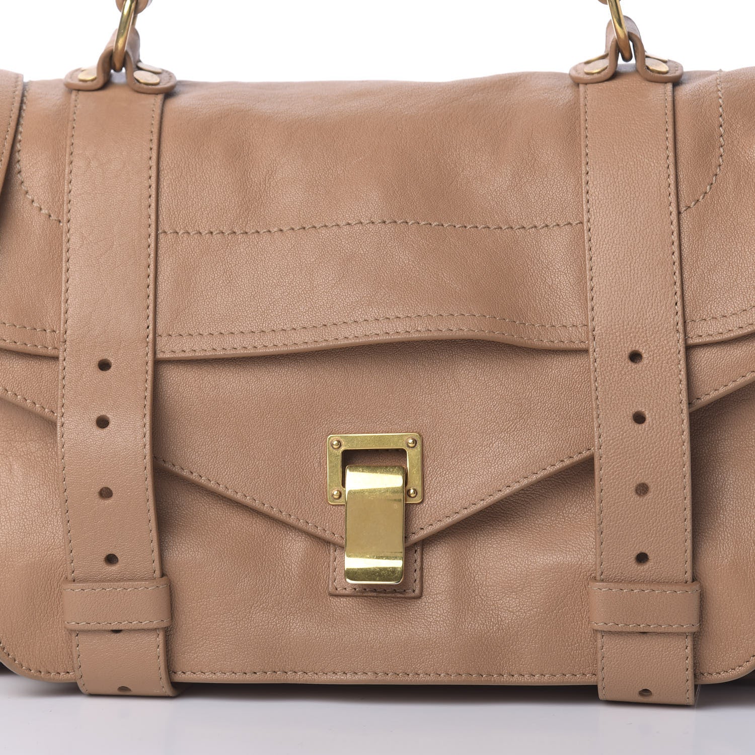 Proenza Schouler Lambskin Medium PS1 Satchel Sahara 12 of 12