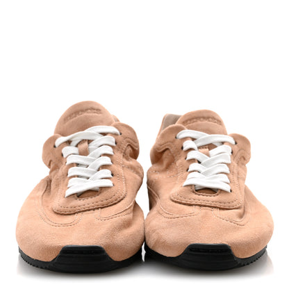 Hermes Suede Goatskin Master Sneakers 39 Beige Perlino 3 of 9