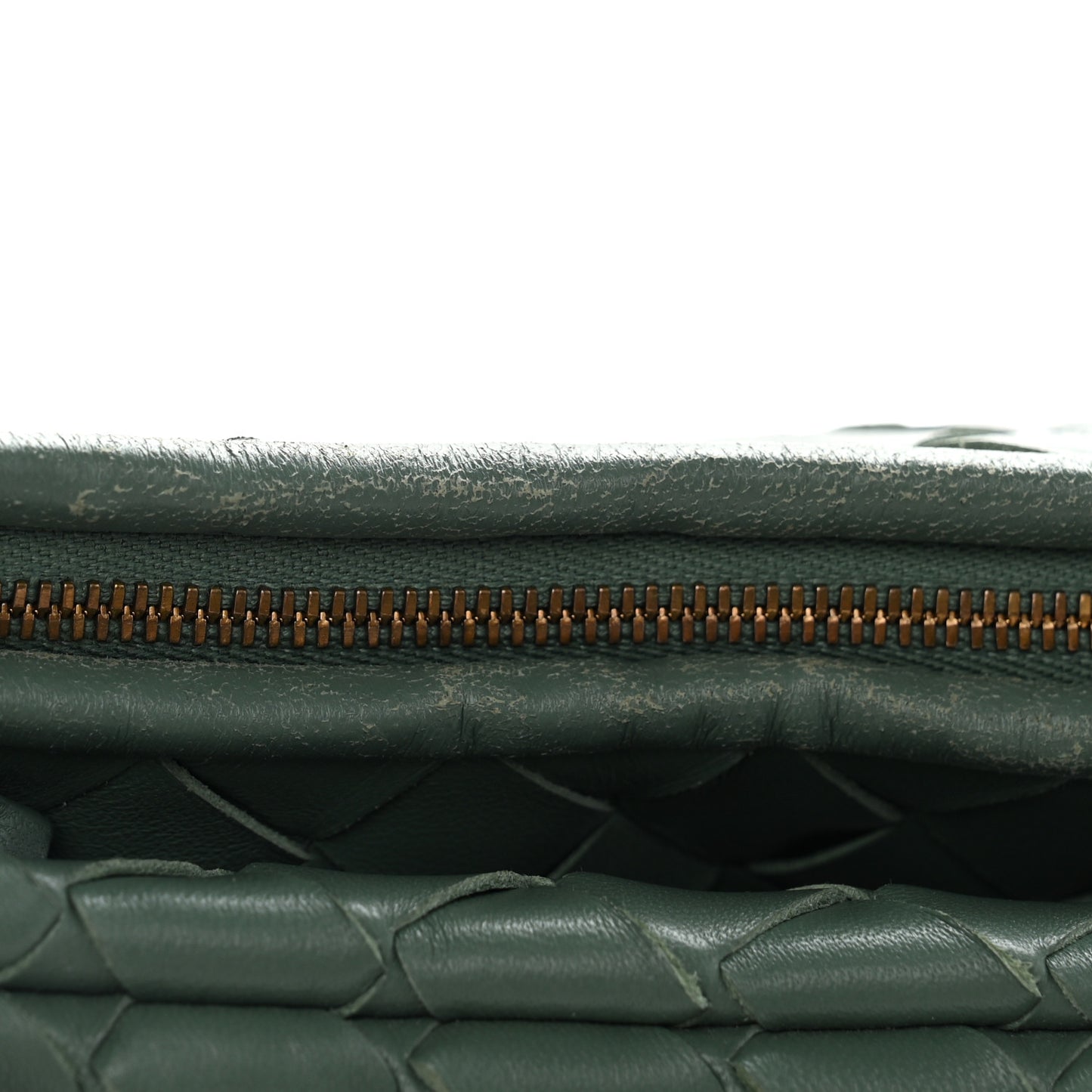 Nappa Intrecciato Medium Gemelli Aloe