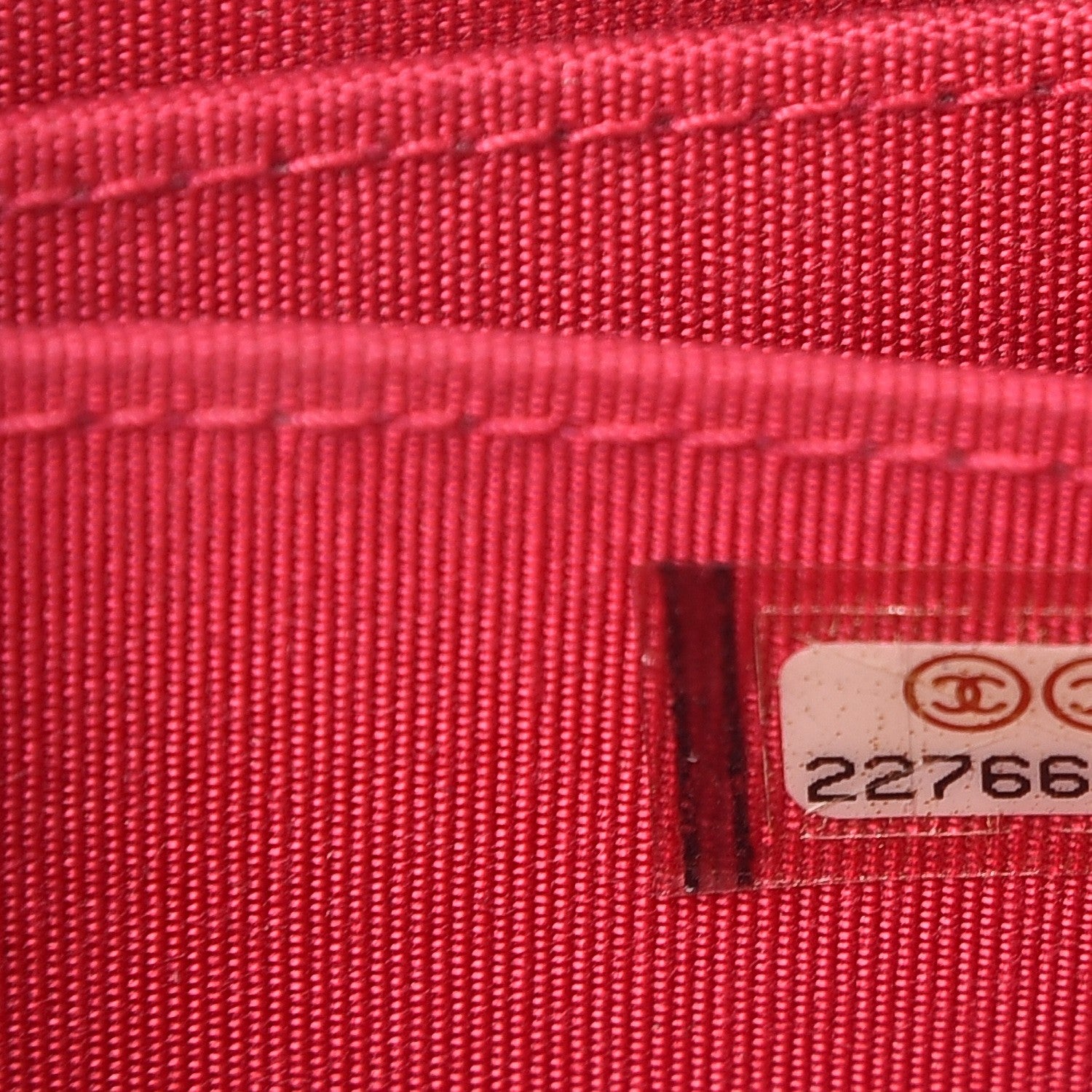 Chanel Lambskin Quilted Boy Zip Around Coin Purse Wallet Fuchsia 7 of 7