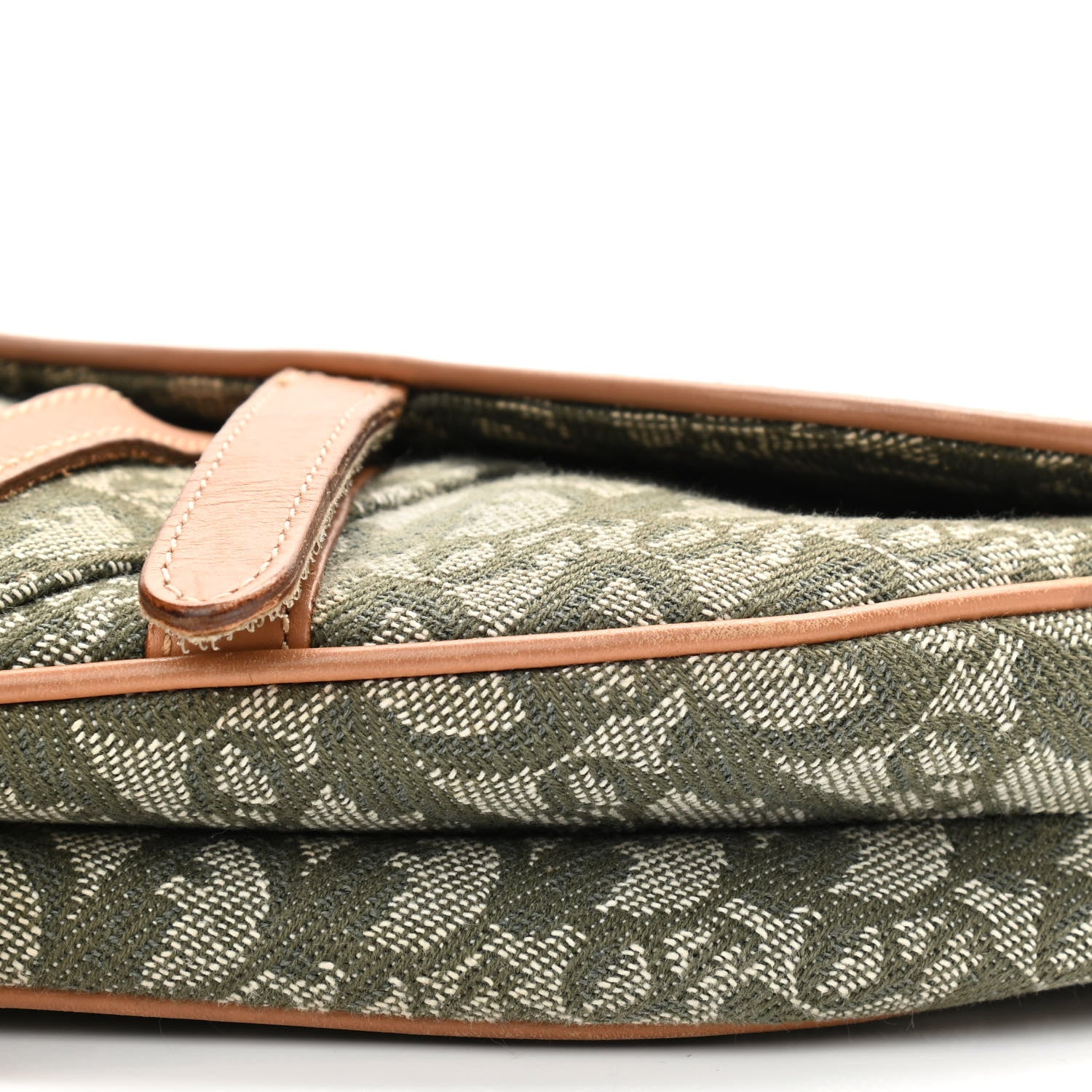 Christian Dior Monogram Saddle Bag Green 10 of 10