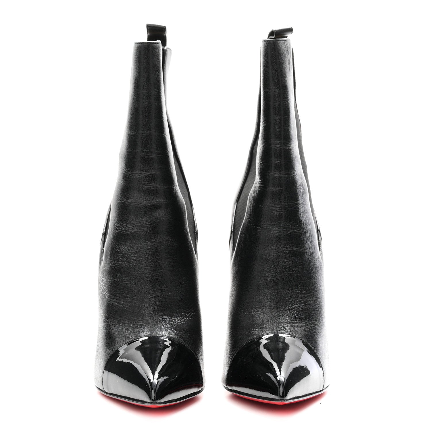 Christian Louboutin Patent Nappa Tucson 120 Boot 38.5 Black 3 of 9