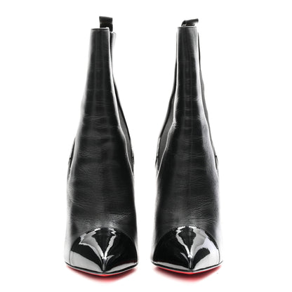 Christian Louboutin Patent Nappa Tucson 120 Boot 38.5 Black 3 of 9