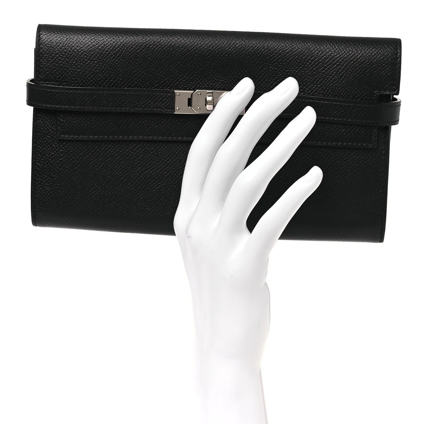Epsom Kelly Longue Wallet Black