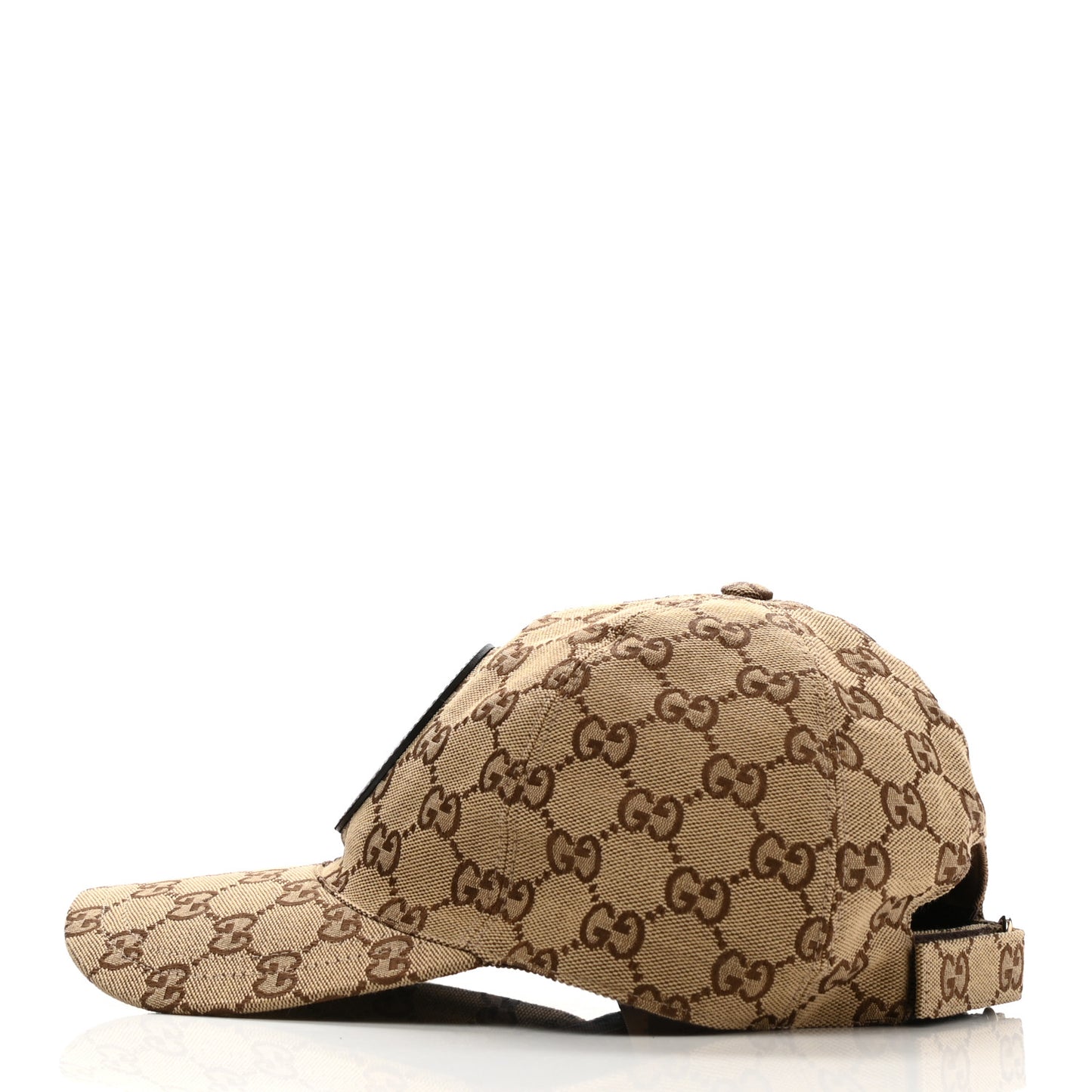 Monogram Textured Dollar Calfskin Zeno Baseball Hat S Beige