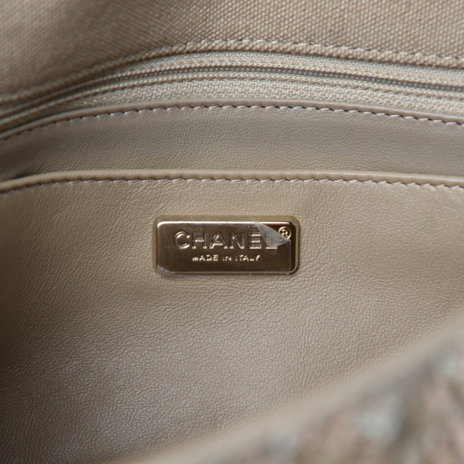 Chanel Sequins Chevron Medium Flap Gold 8 of 10