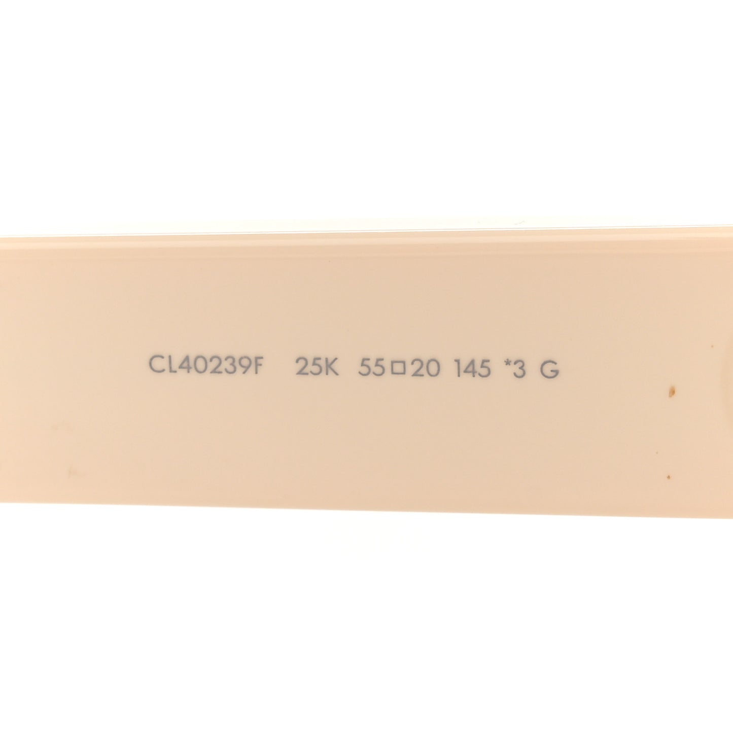 Acetate Sunglasses CL40239F Ivory