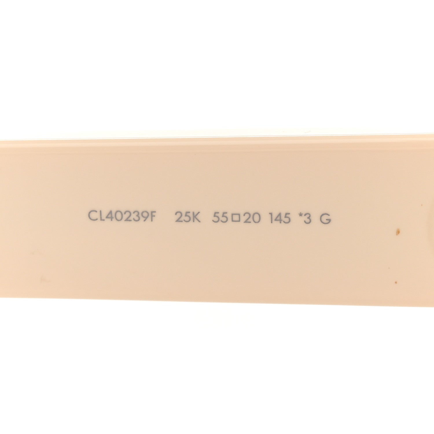 Celine Acetate Sunglasses CL40239F Ivory 5 of 7