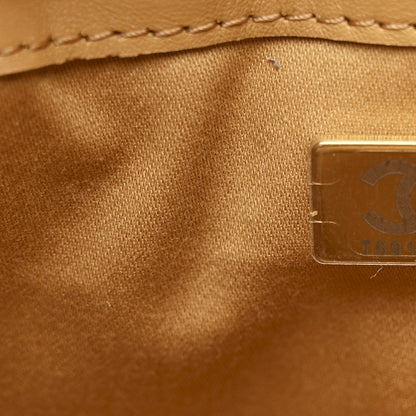 Chanel Suede Quilted Mini Chanel 25 Handbag Beige 7 of 11