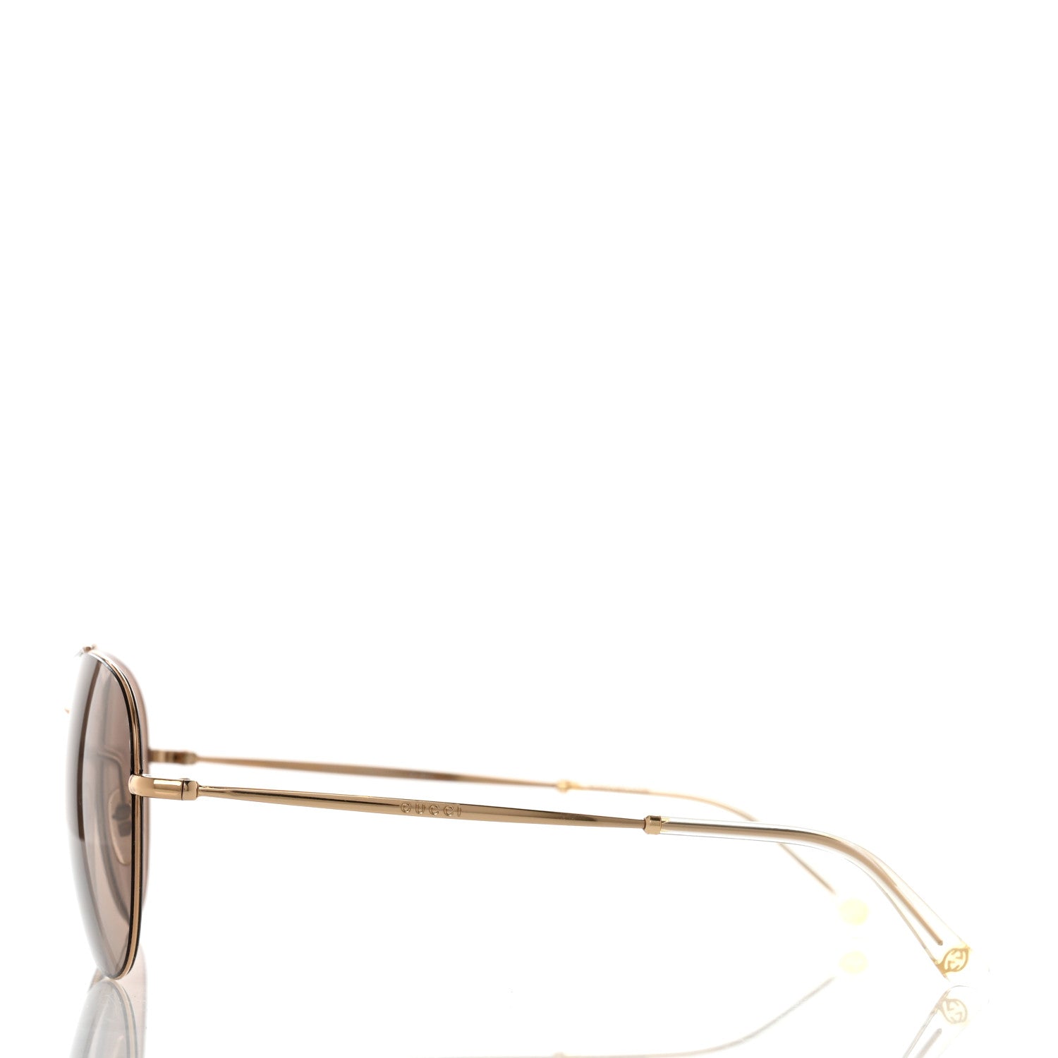 Gucci Aviator Sunglasses GG2245S Brown 3 of 8