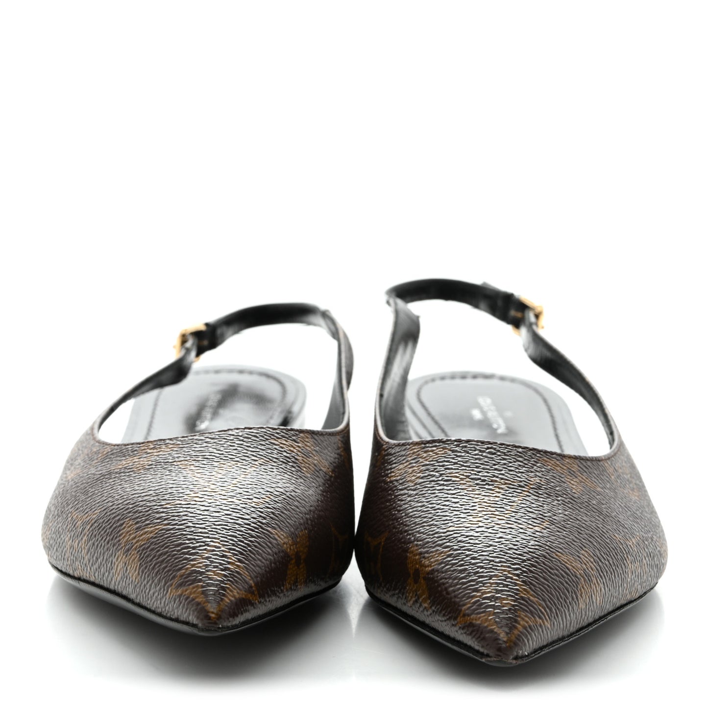 Patent Monogram Cherie Slingback Ballerina Flats 37