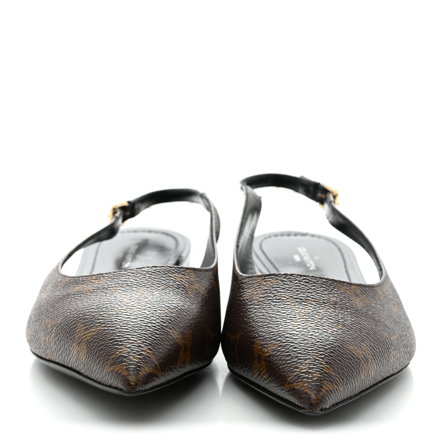 Louis Vuitton Patent Monogram Cherie Slingback Ballerina Flats 37 3 of 12