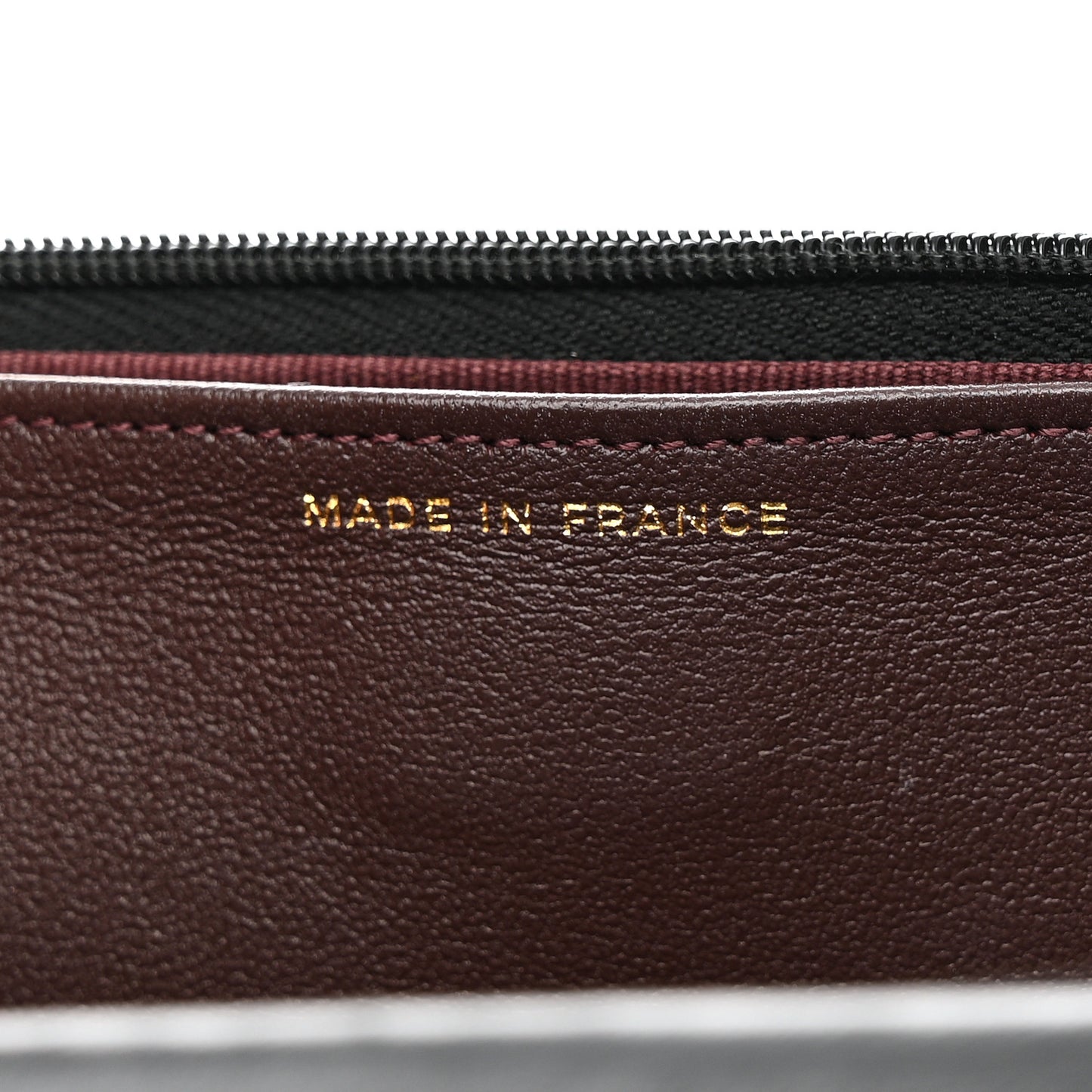 Lambskin Quilted Wallet On Chain WOC Black