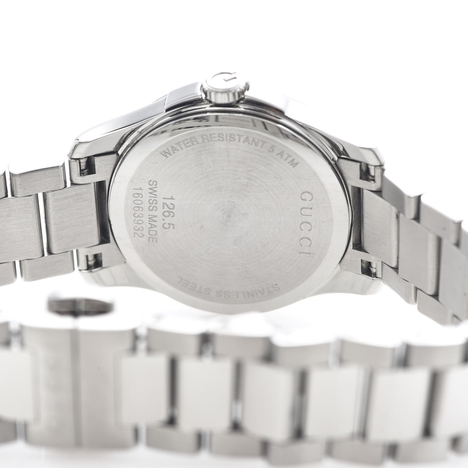 Gucci Stainless Steel 27mm 126.5 G-Timeless Quartz Watch Grey 5 of 6