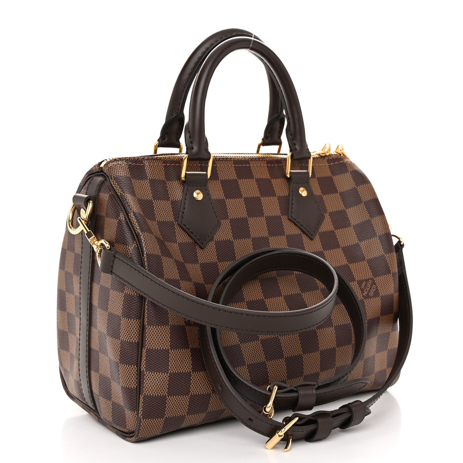 Louis Vuitton Damier Ebene Speedy Bandouliere 25 3 of 10