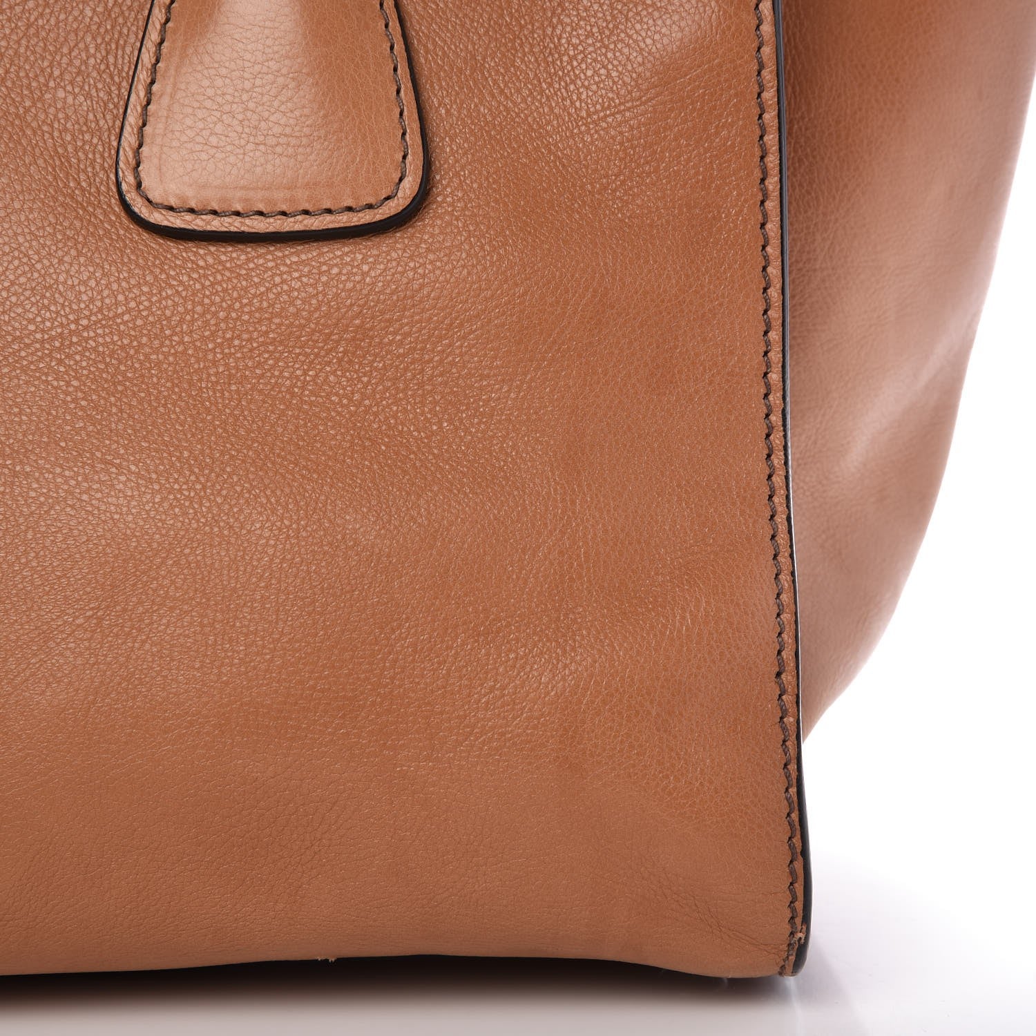 Prada Glace Calf Twin Pocket Tote Cannella 11 of 15