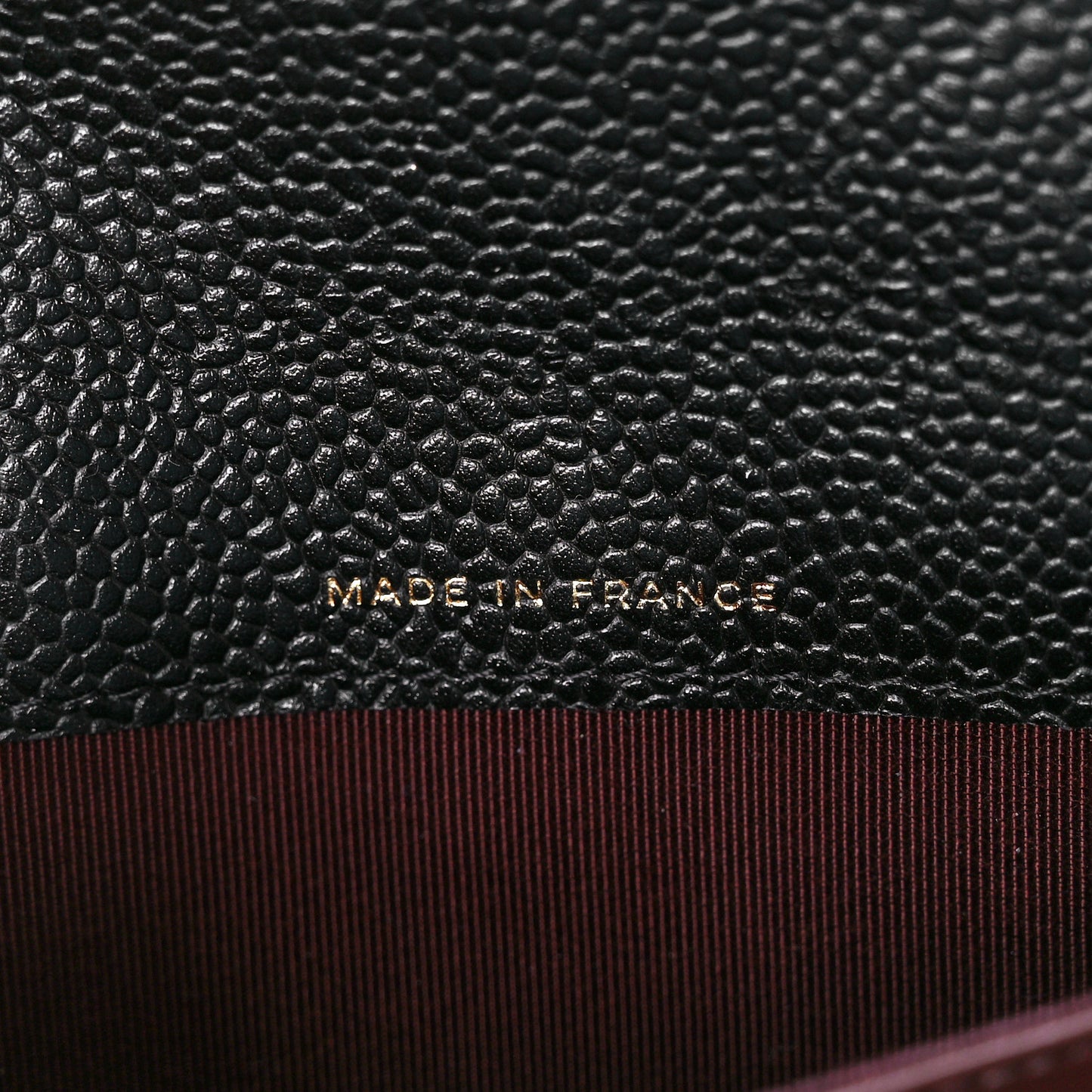 Caviar Quilted Large Flap Wallet Black