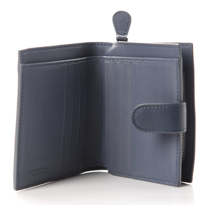 Bottega Veneta Nappa Intrecciato Mini Wallet Dark Blue 5 of 7