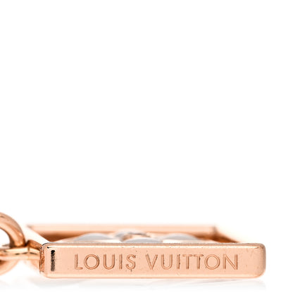 Louis Vuitton 18K Pink Gold Diamond Mother of Pearl Pink Opal B Blossom Bracelet 3 of 5