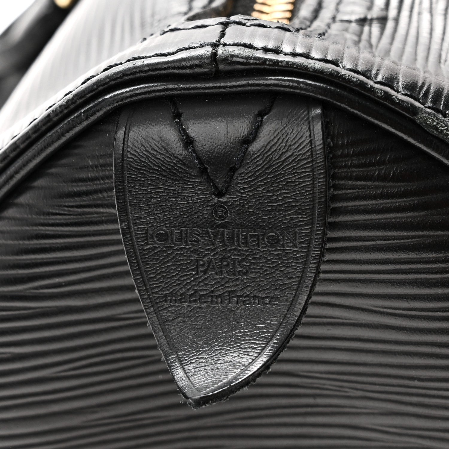 Louis Vuitton Epi Speedy 25 Black Black 6 of 10