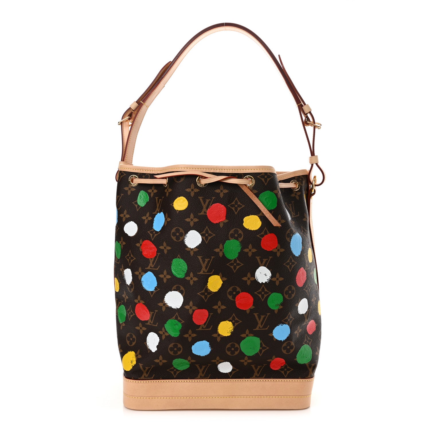 Louis Vuitton LV X YK Monogram Dots Noe Multicolor 1 of 12