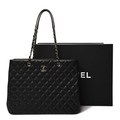 Chanel Caviar Quilted Large Shopping Tote Black 11 of 11