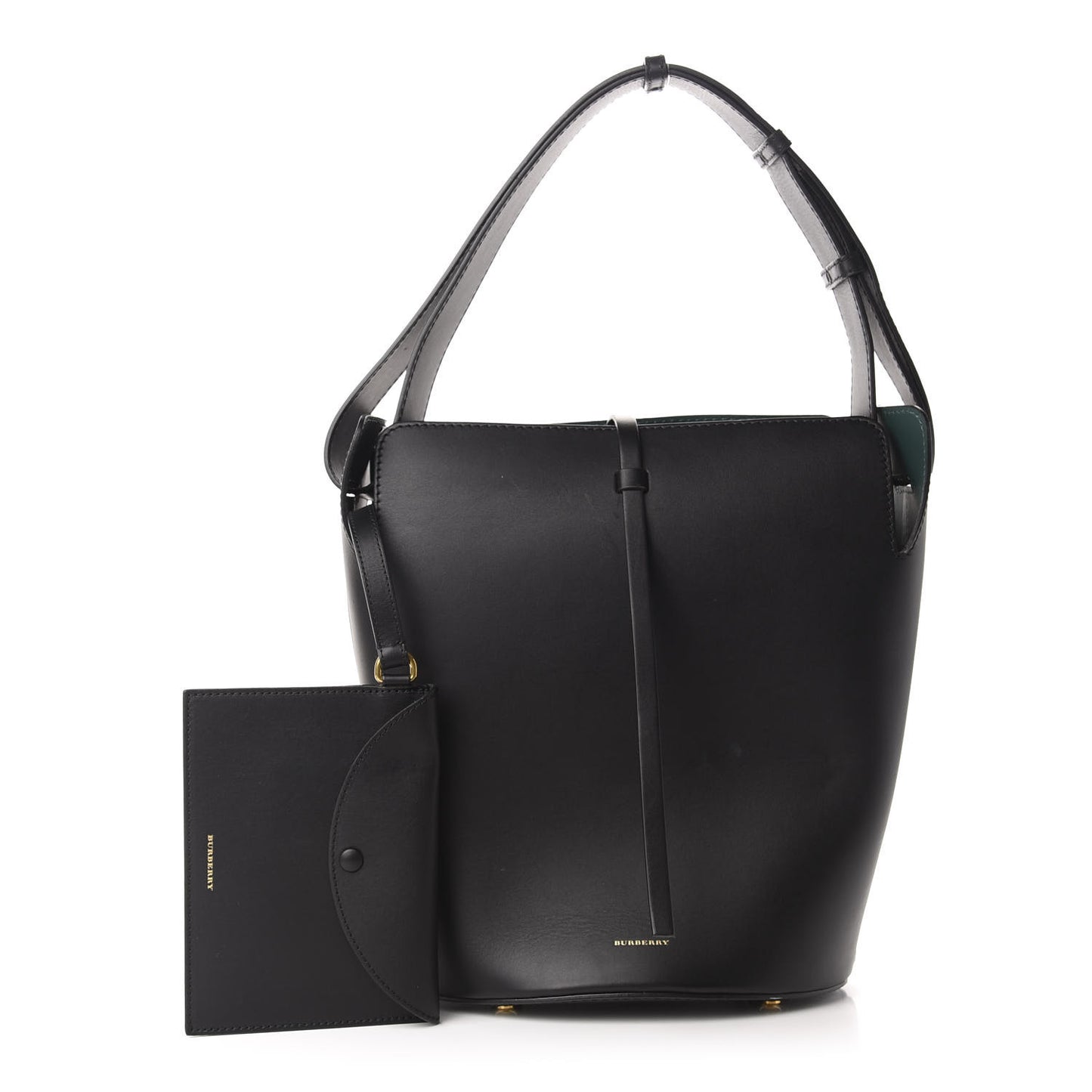 Supple Calfskin Medium Bucket Black