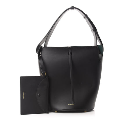 Burberry Supple Calfskin Medium Bucket Black 1 of 11