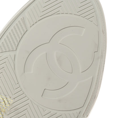 Chanel Calfskin CC Womens Sneakers 40 White 12 of 12