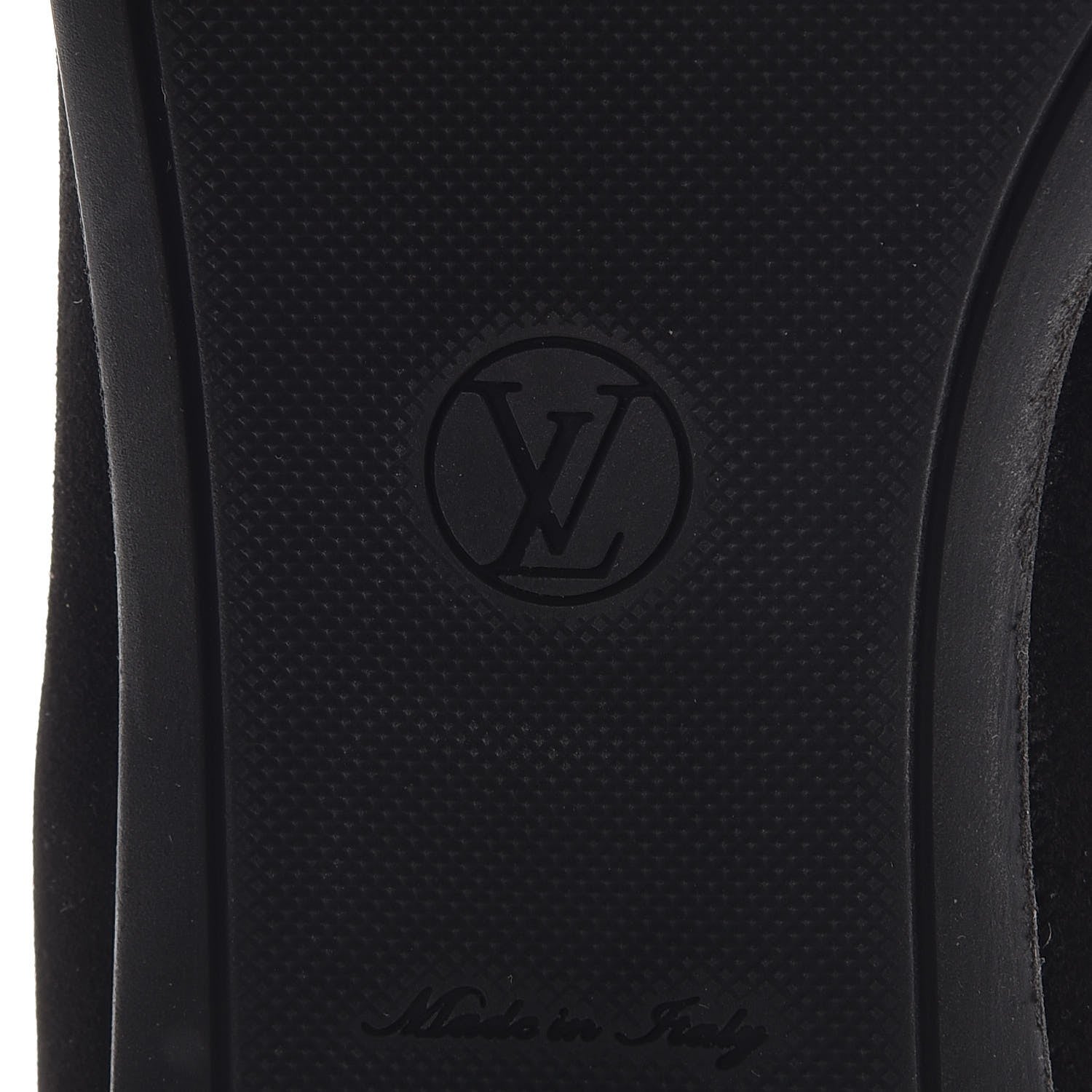 Louis Vuitton Suede Uniformes Ballet Flats 37 Black 8 of 10