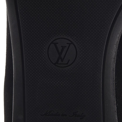 Louis Vuitton Suede Uniformes Ballet Flats 37 Black 8 of 10