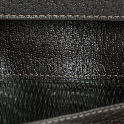 Gucci Monogram Abbey Continental Wallet Dark Brown 7 of 7