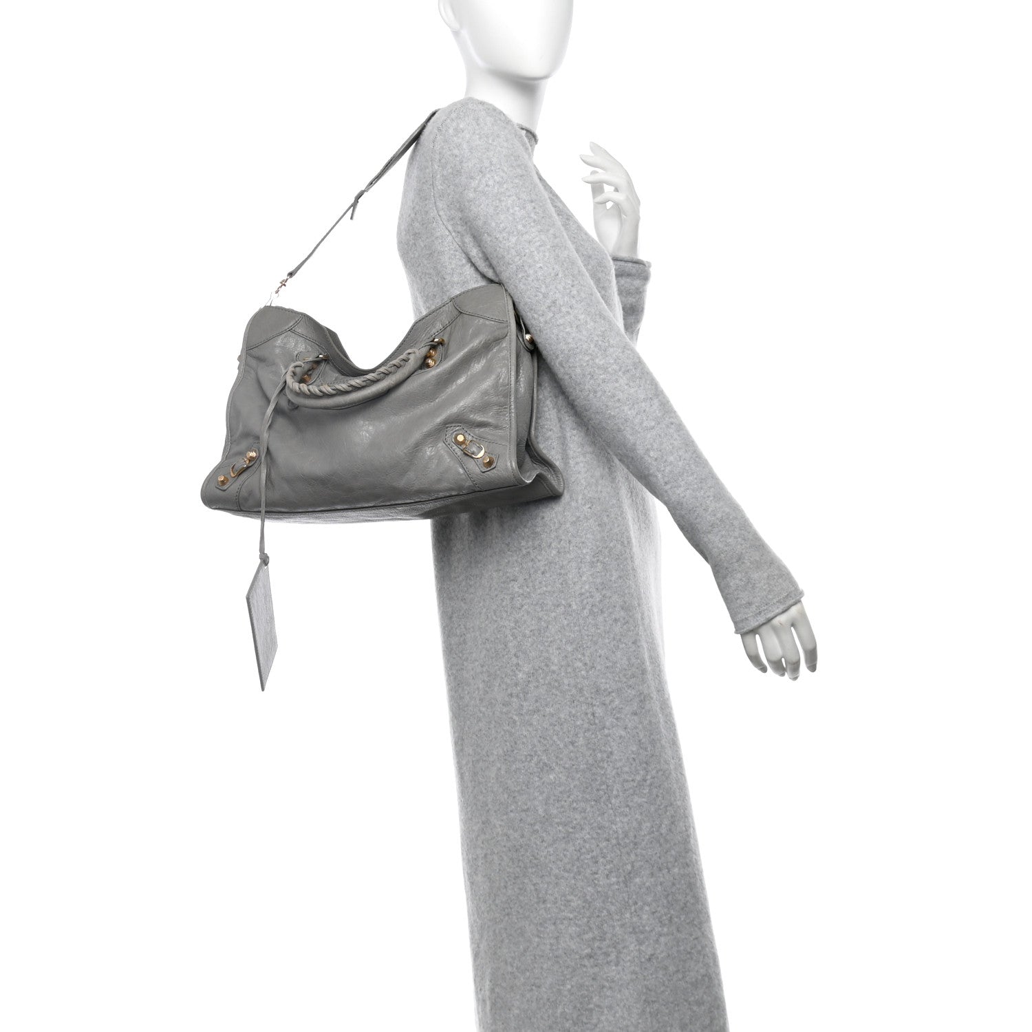 Balenciaga Agneau Giant 12 Gold Hardware City Gris Pyrite 2 of 11