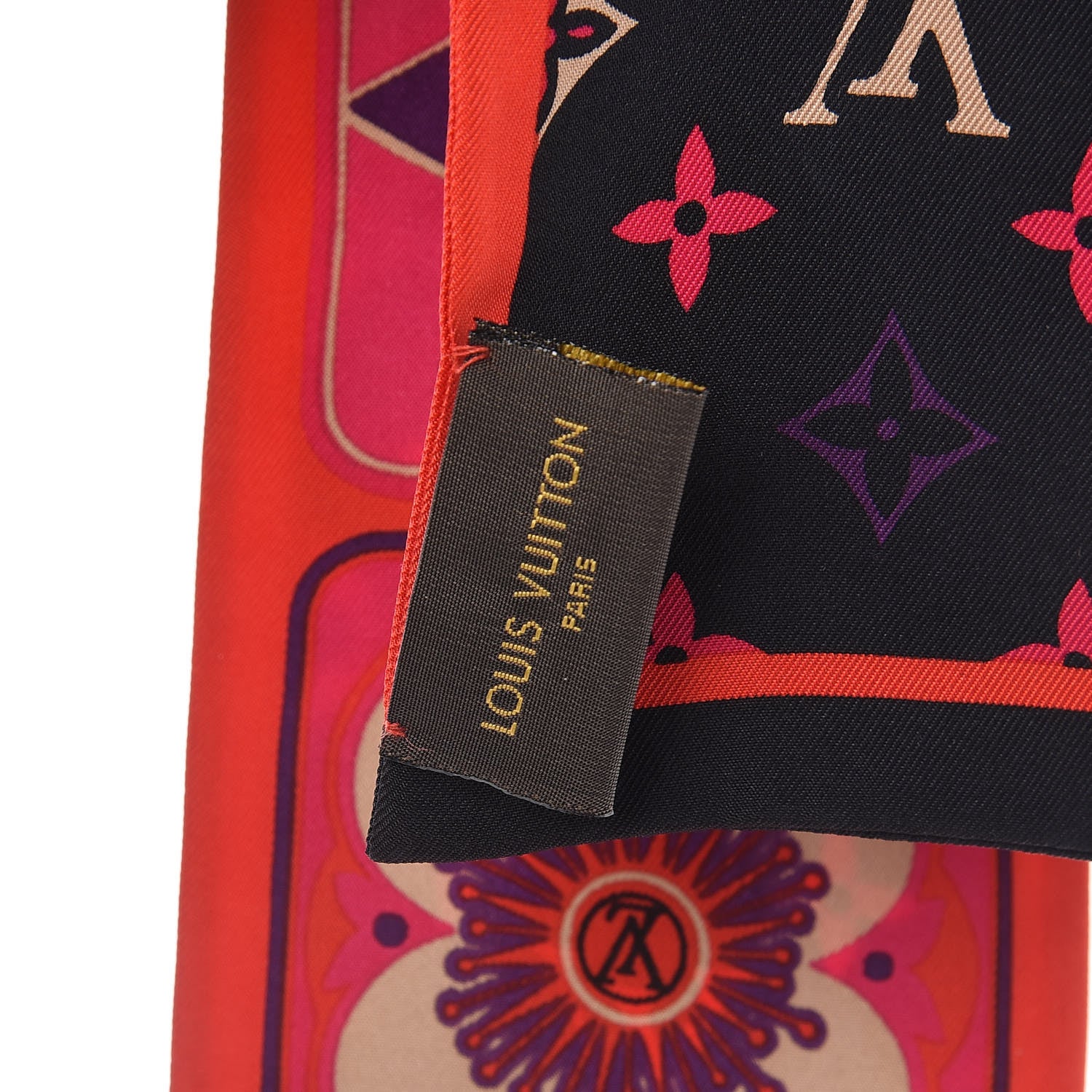 Louis Vuitton Silk Kamonogram Bandeau 4 of 4