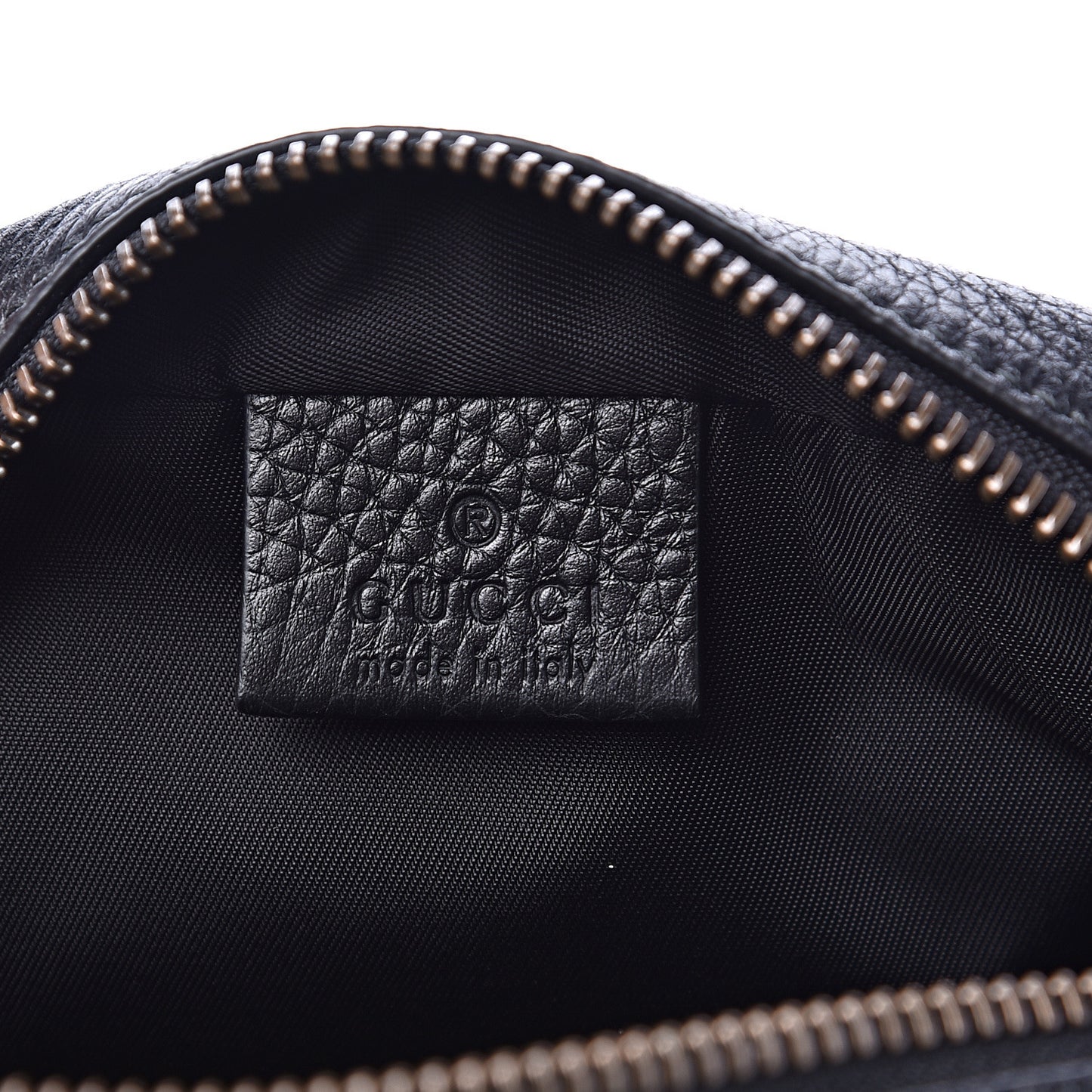 Pebbled Calfskin Mini Soho Disco Bag Black
