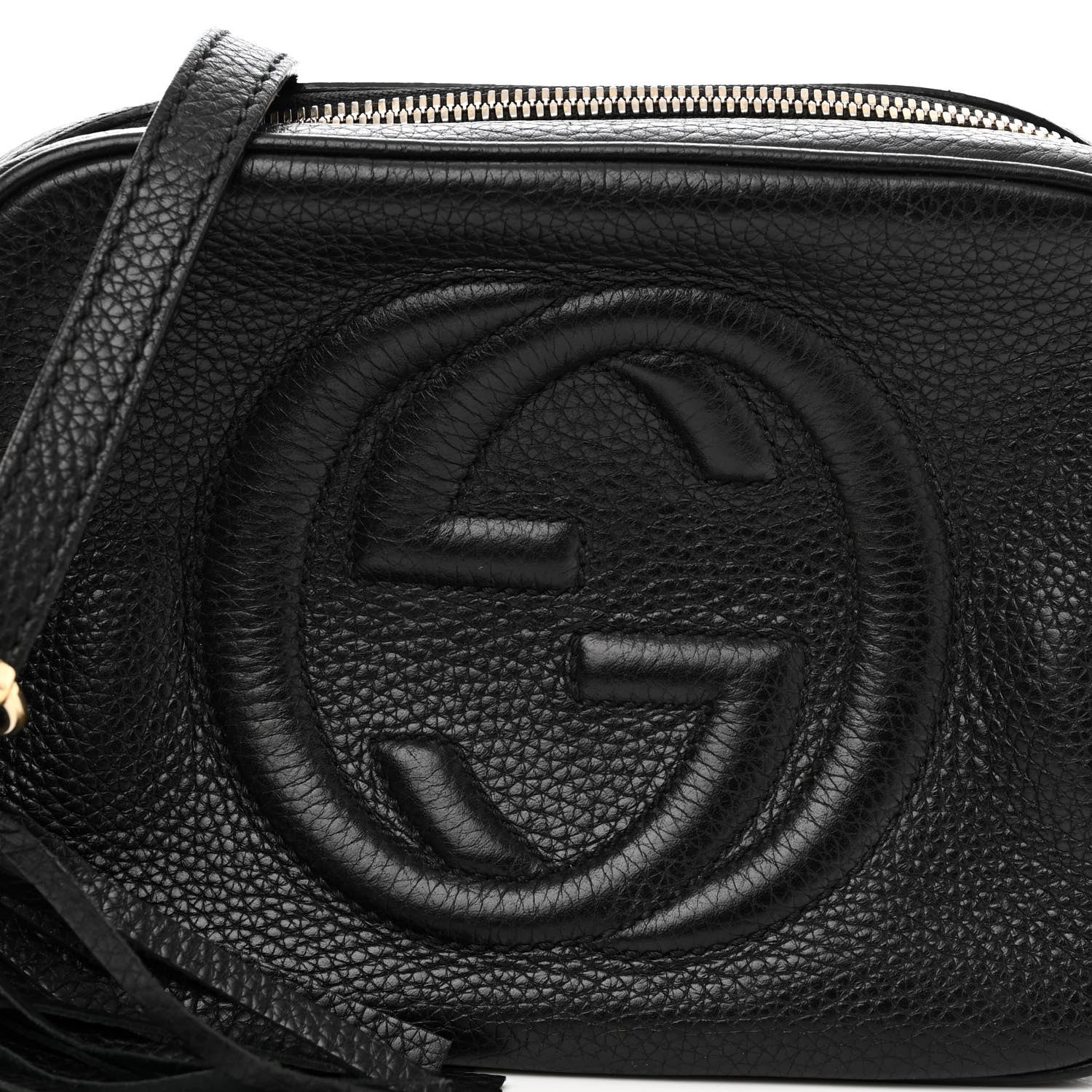 Gucci Pebbled Calfskin Small Soho Disco Bag Black 8 of 11