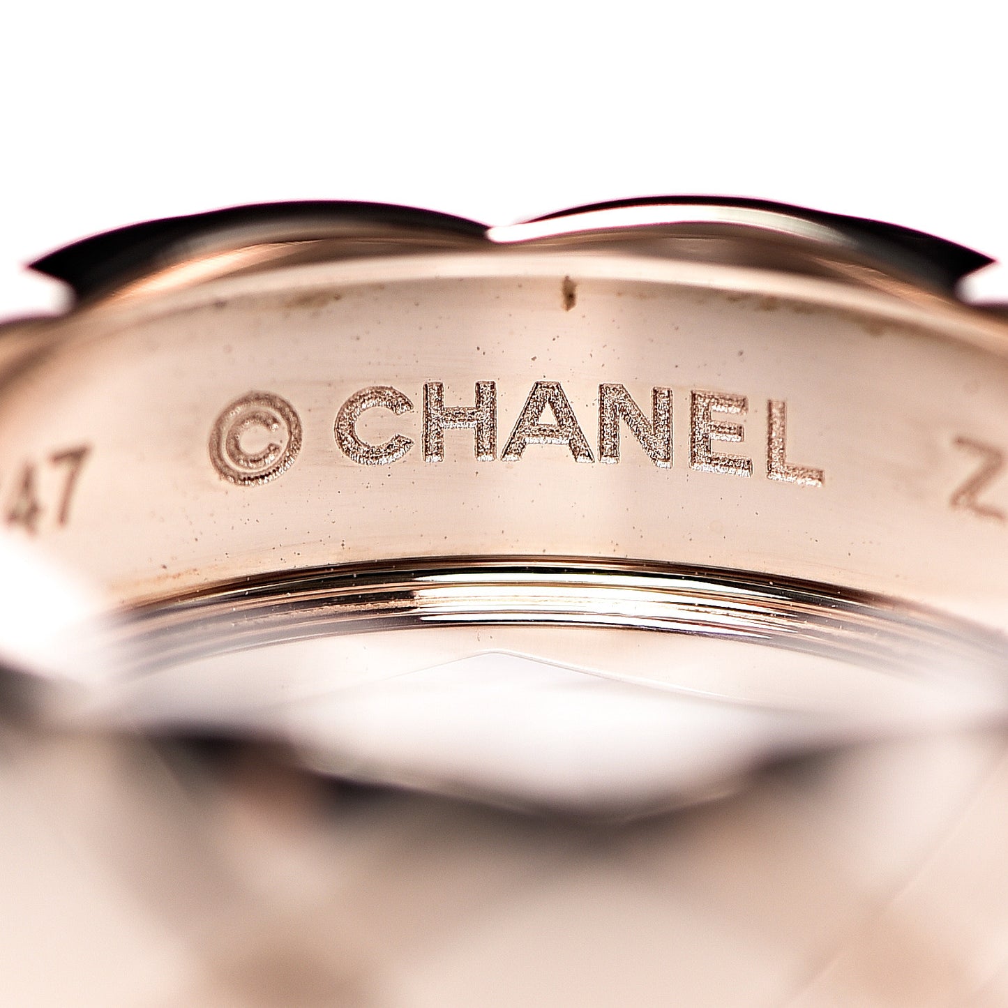 18K Beige Gold Small Coco Crush Ring 47 4
