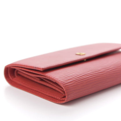 Fendi Calfskin Continental Wallet Red 9 of 11