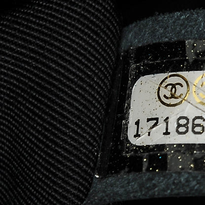 Chanel Lambskin Surpique Chevron Medium Single Flap Black 7 of 7