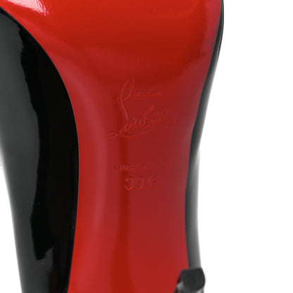 Christian Louboutin Patent Hot Chick 100 Pumps 39.5 Black 7 of 8