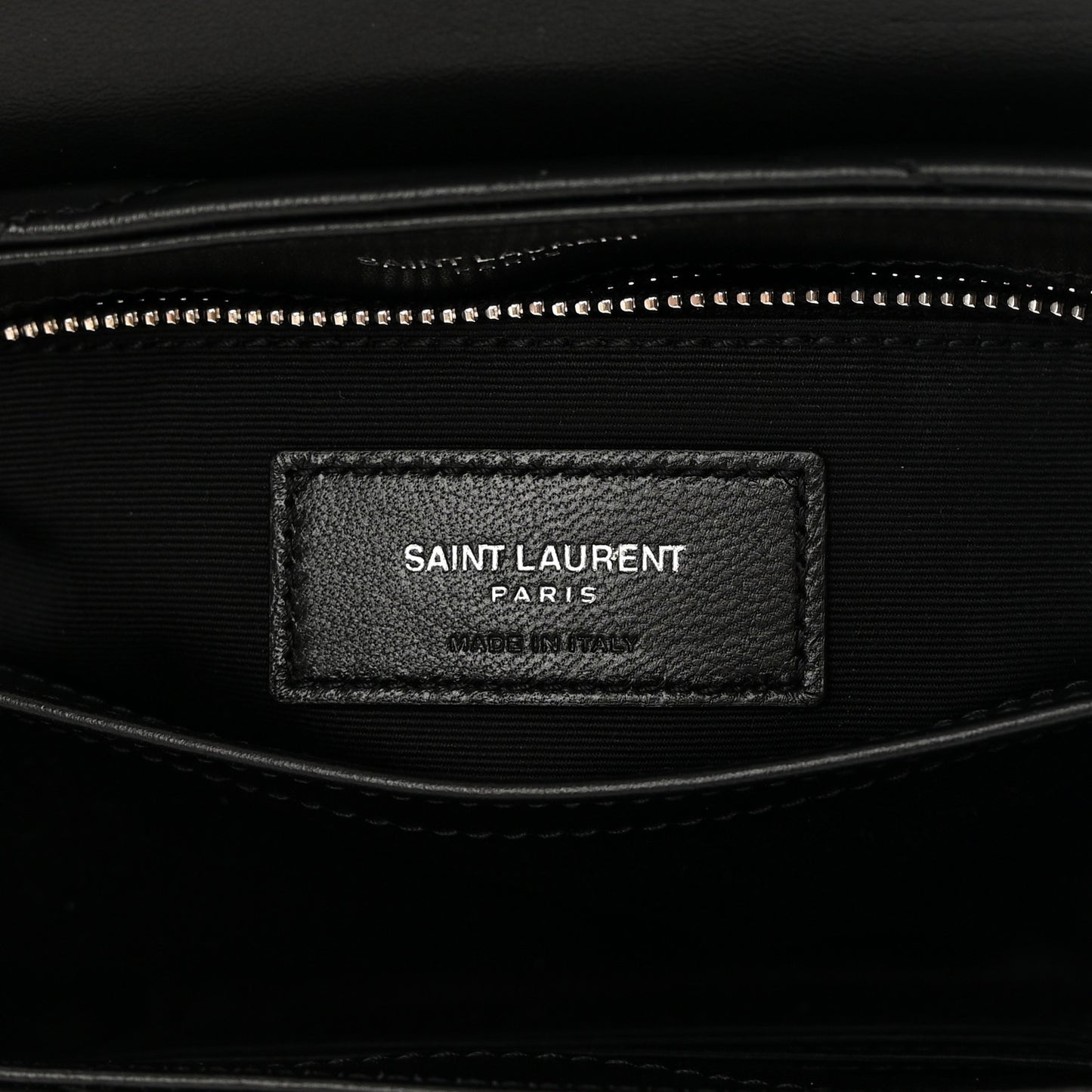 Calfskin Y Quilted Monogram Toy Loulou Crossbody Bag Black