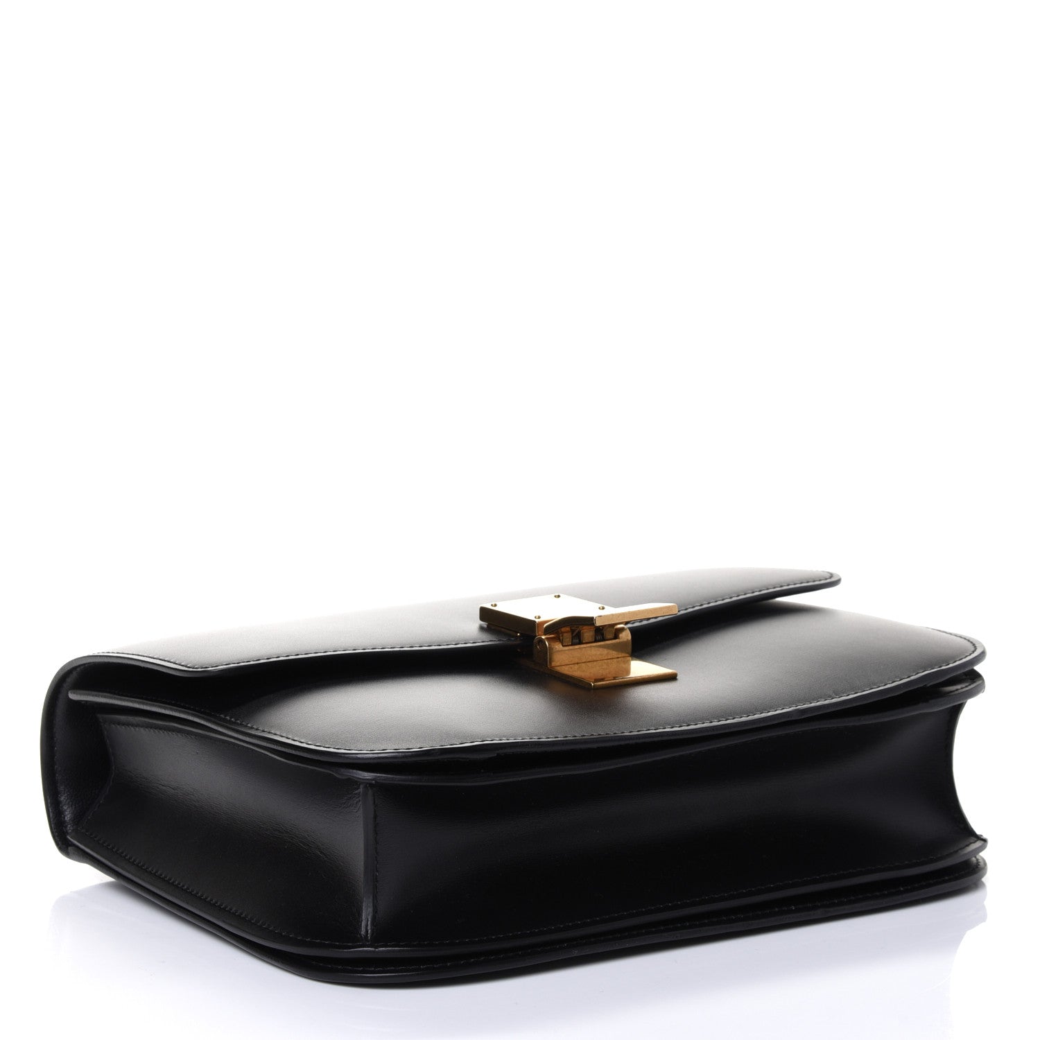 Celine Box Calfskin Medium Classic Box Flap Bag Black 3 of 4