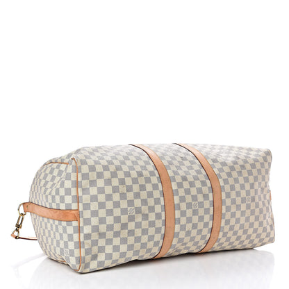 Louis Vuitton Damier Azur Keepall Bandouliere 55 4 of 9